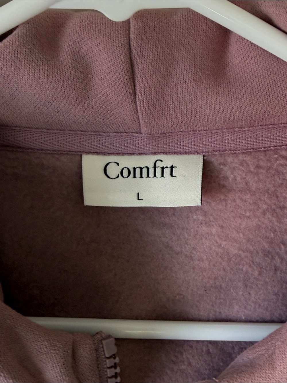 NWOT Comfort Full Zip Hoodie Women's Size Large - Picture 4 of 4